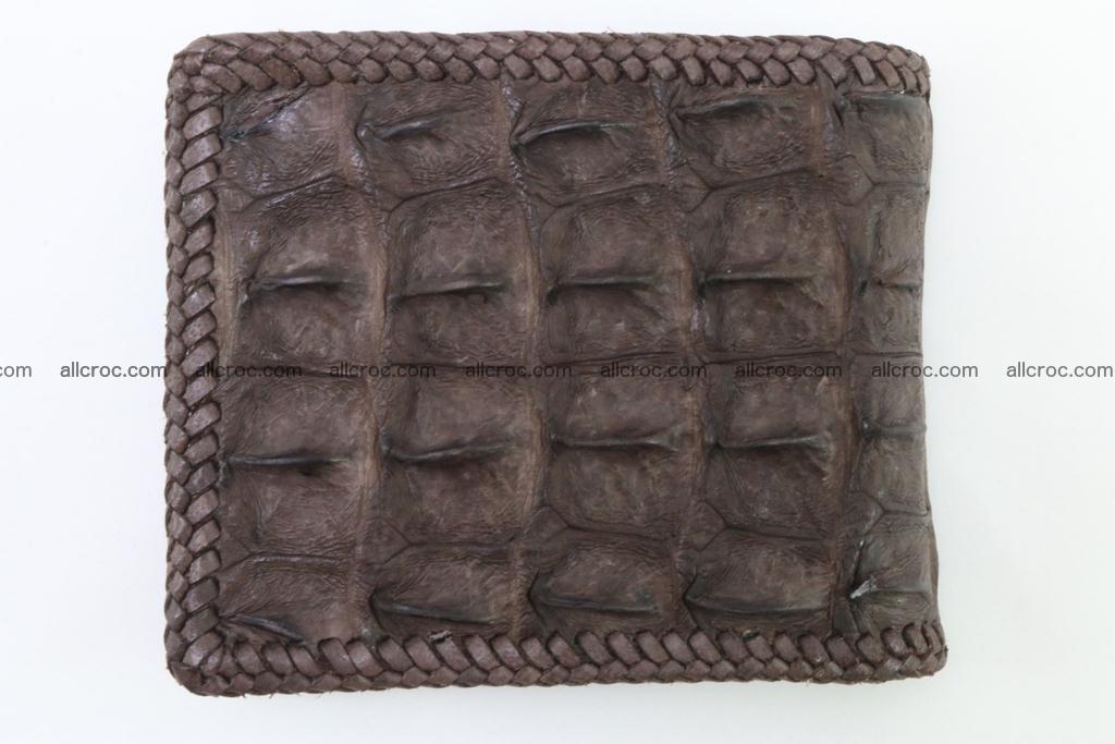 Genuine crocodile hornback wallet 114 Foto 5