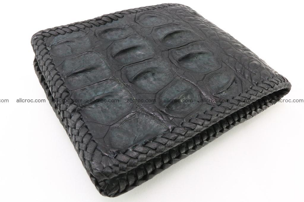 Genuine crocodile hornback wallet 121 Foto 1