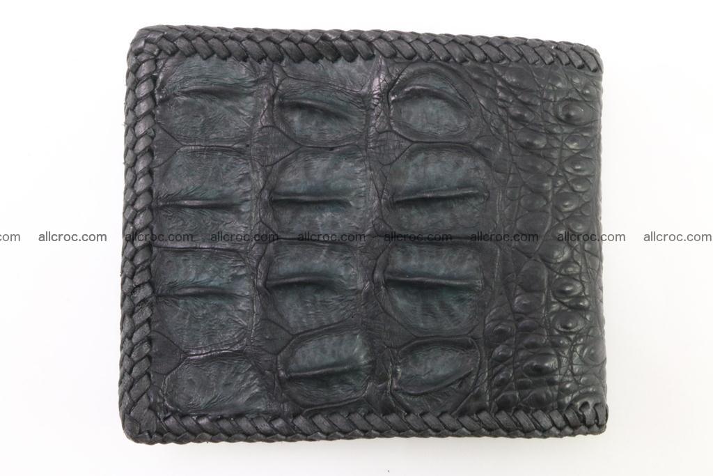 Genuine crocodile hornback wallet 121 Foto 3