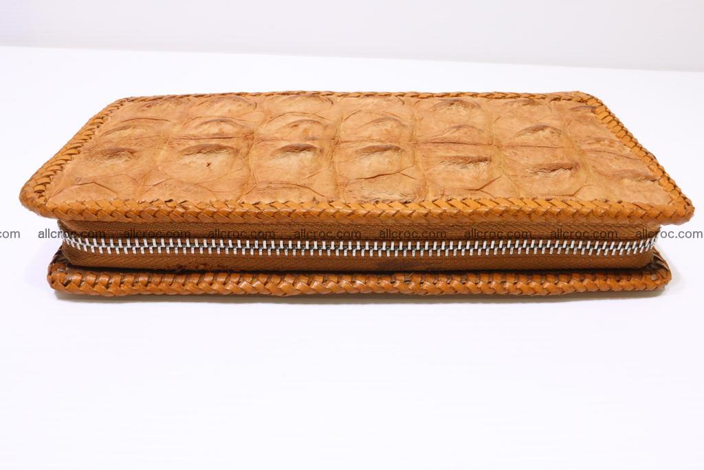 Genuine crocodile hornback wallet with zip 102 Foto 10
