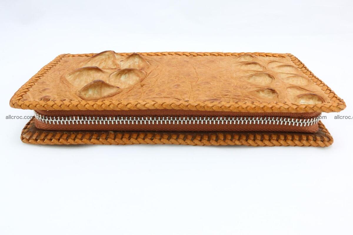 Genuine crocodile hornback wallet with zip 106 Foto 9