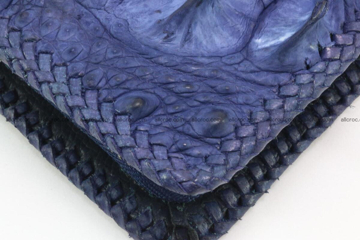 Genuine crocodile hornback wallet with zip 105 Foto 14