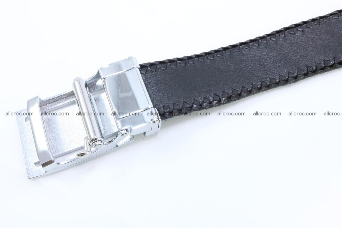 Genuine crocodile leather belt with handmade 025 Foto 4