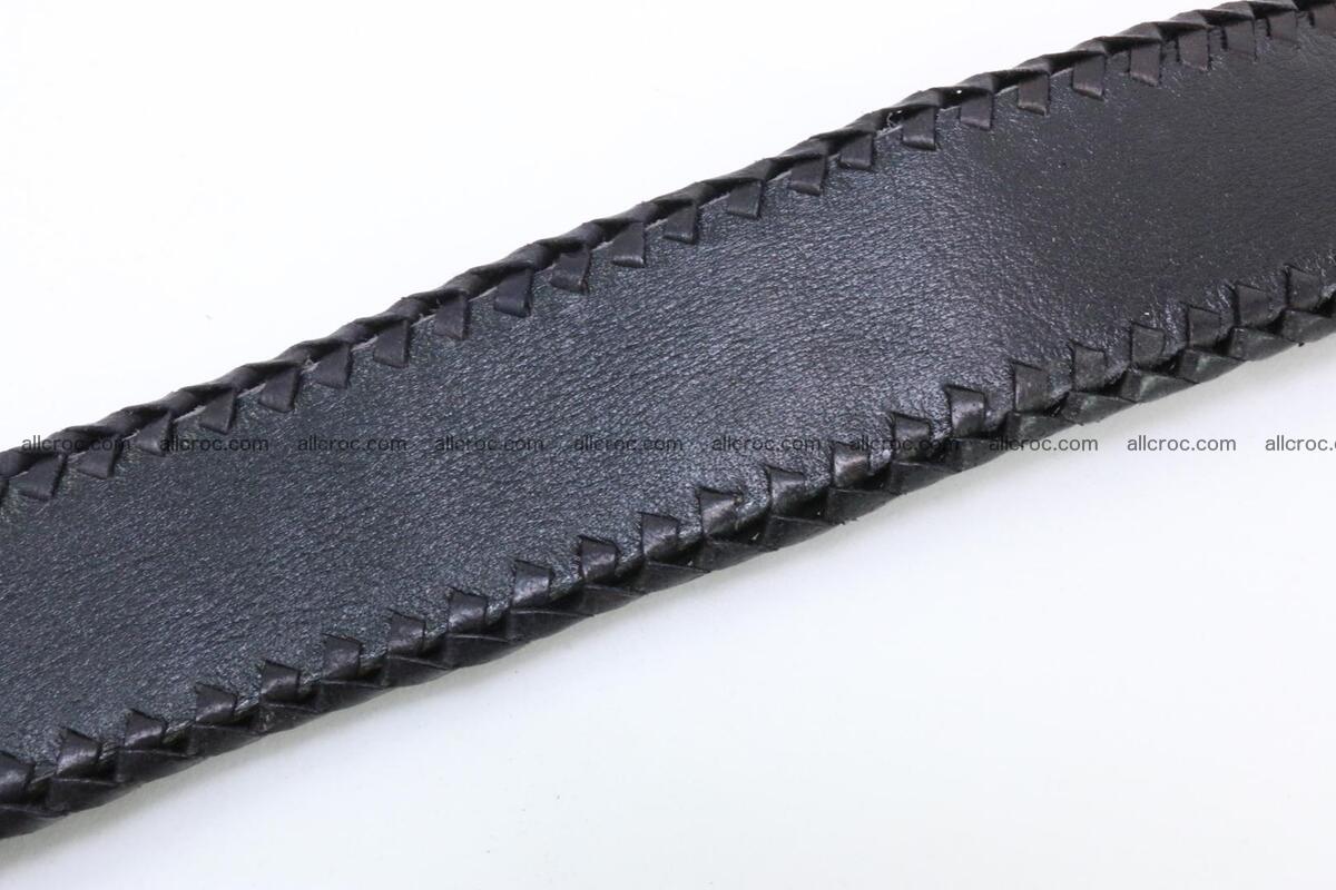 Genuine crocodile leather belt with handmade 025 Foto 5