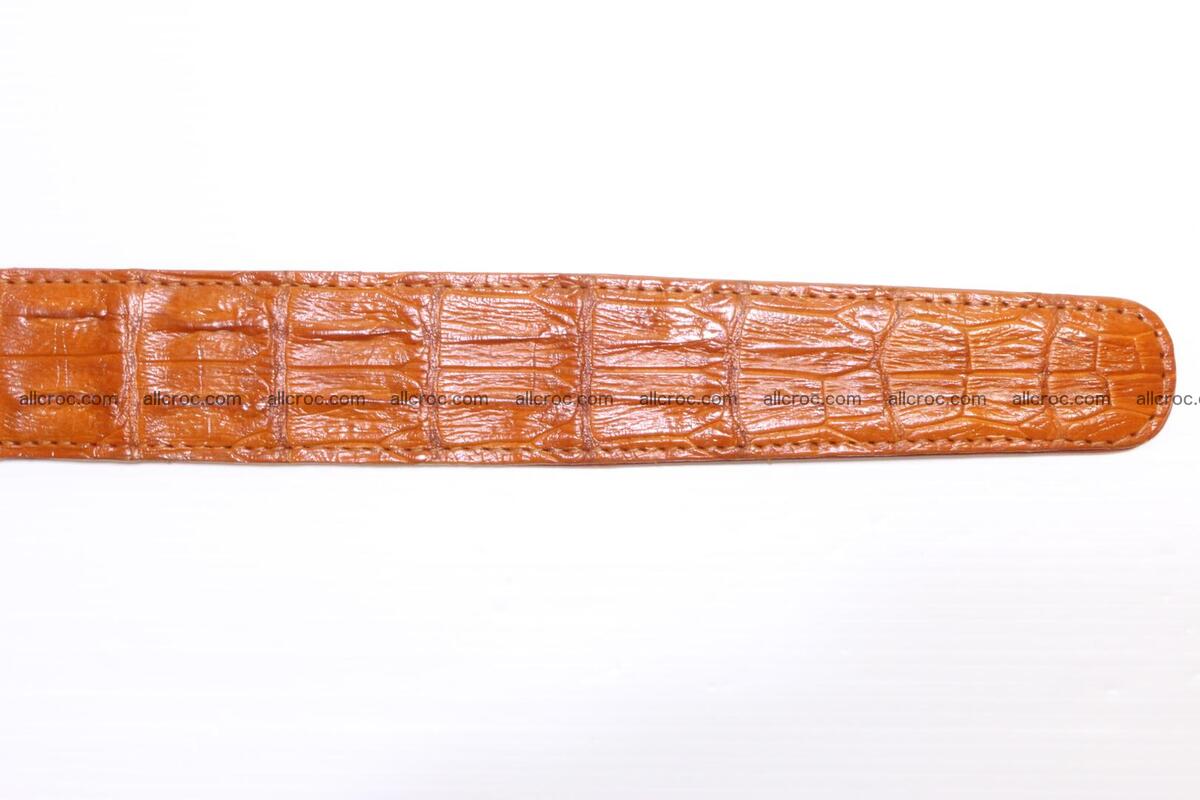 Genuine Crocodile leather double row Hornback belt 007 Foto 9