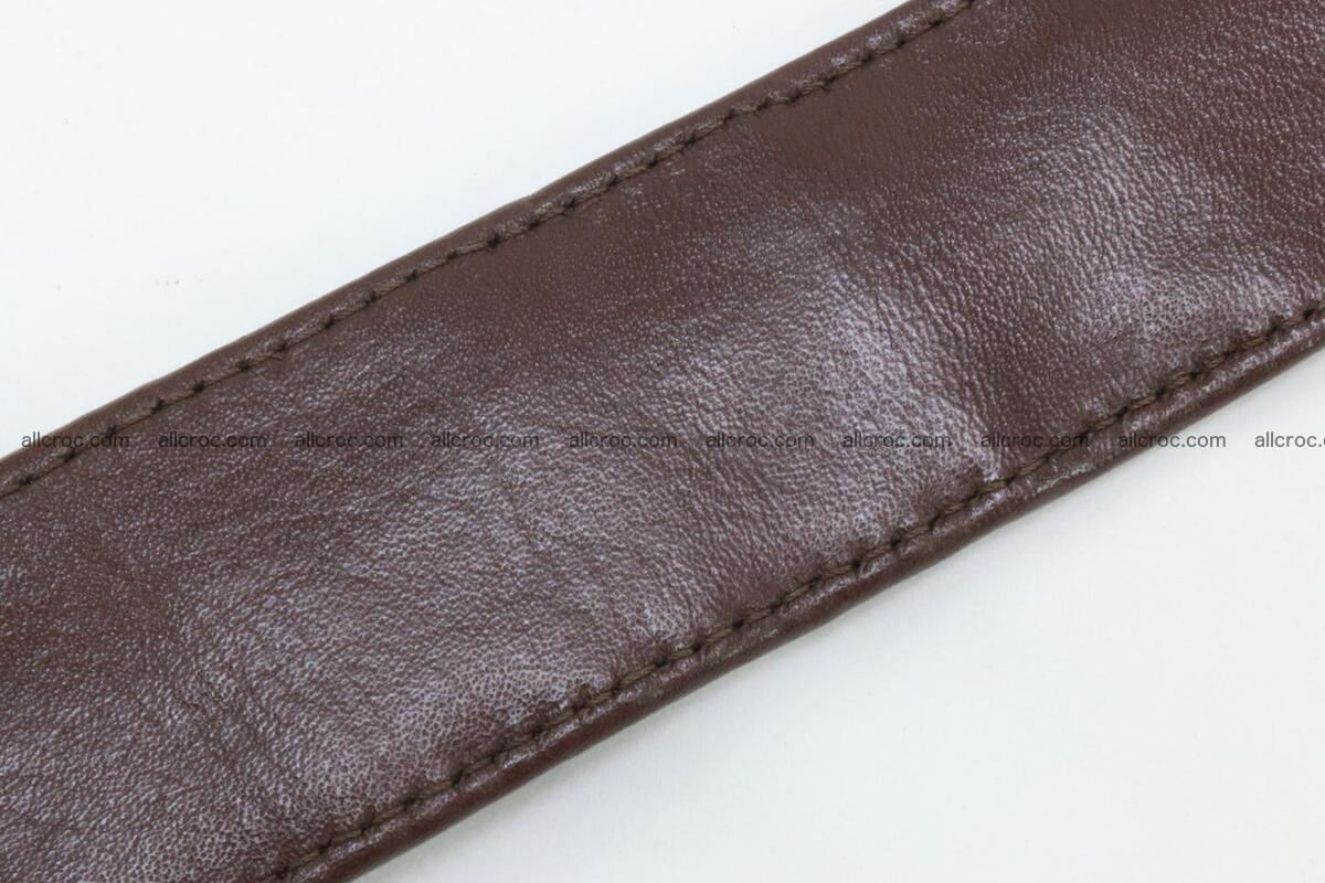 Genuine crocodile leather hornback belt 068 Foto 6