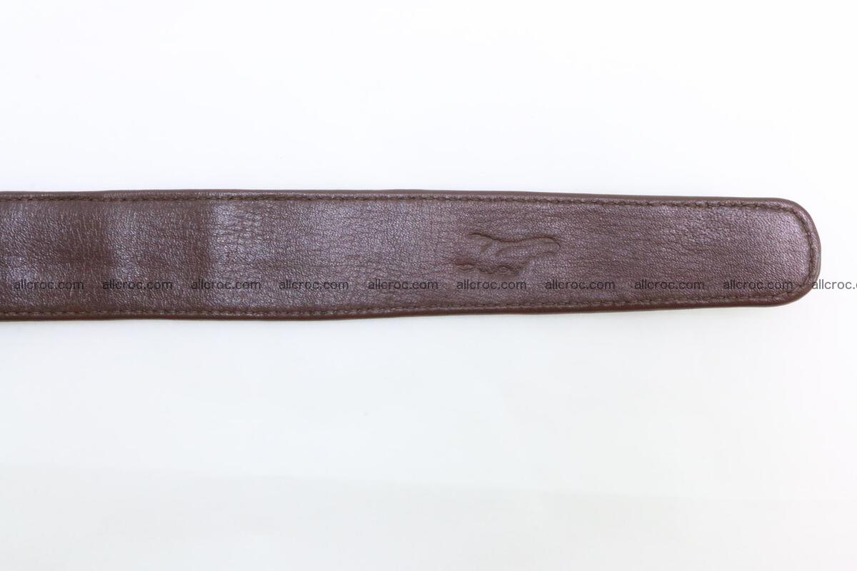 Genuine crocodile leather hornback belt 072 Foto 7