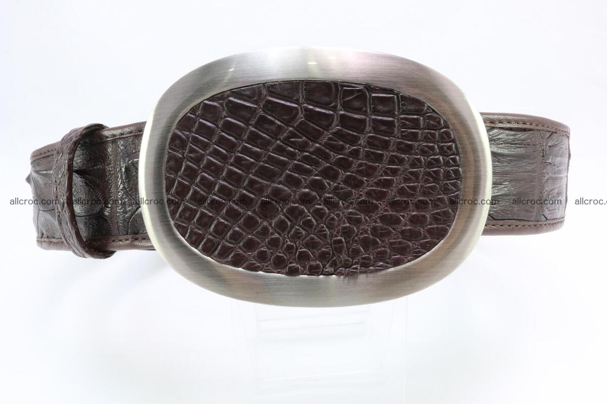 Genuine crocodile leather hornback belt 094 Foto 0