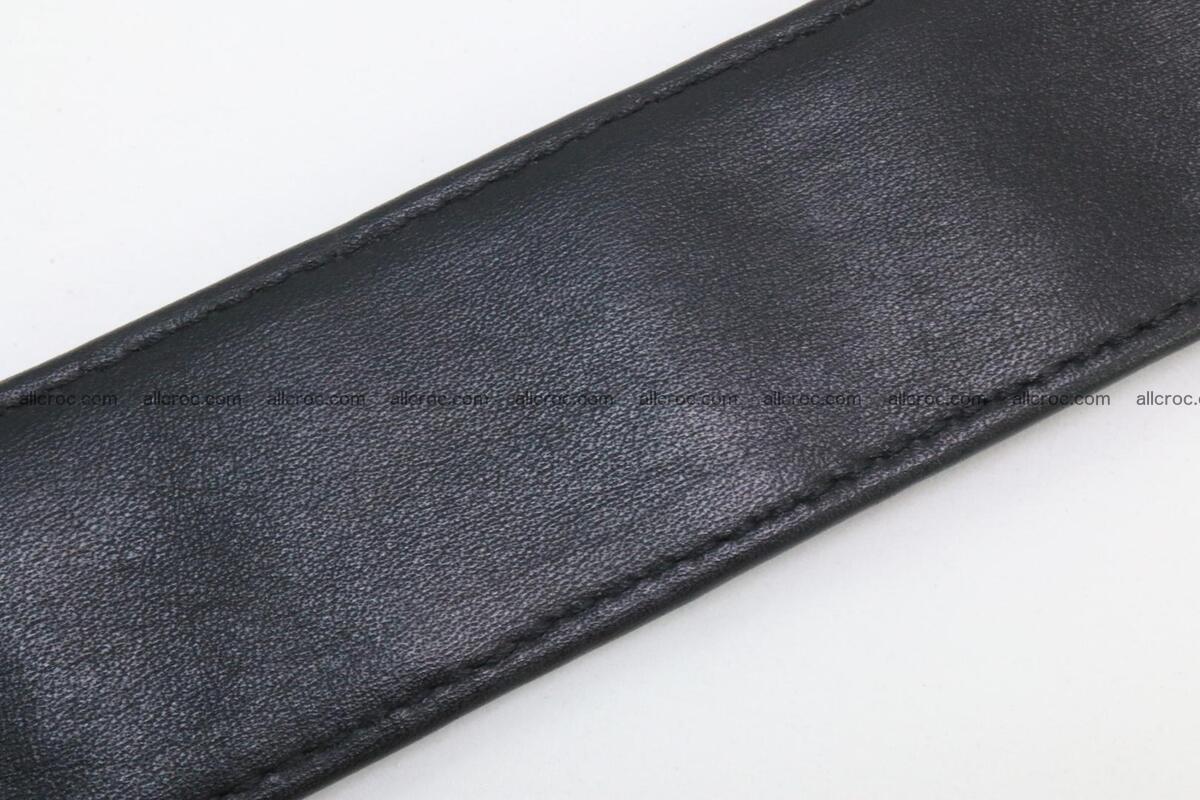 Genuine crocodile leather hornback belt 096 Foto 9