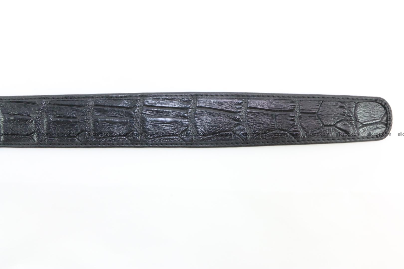 Genuine crocodile leather hornback belt 067 Foto 6