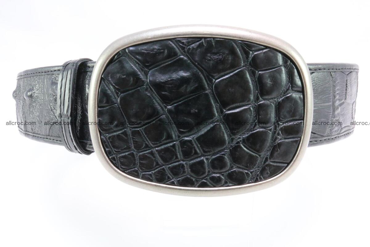 Genuine crocodile leather hornback belt 098 Foto 0