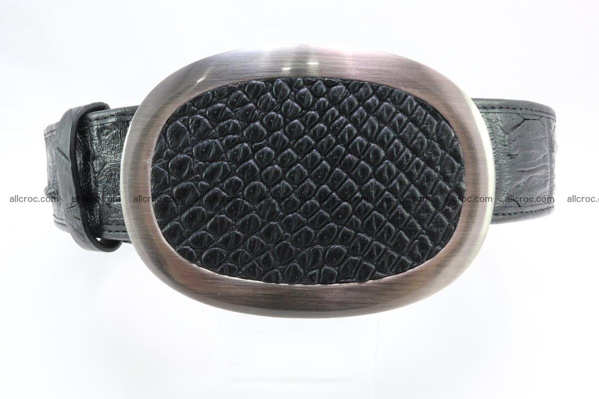 Genuine crocodile leather hornback belt 093 Foto 0