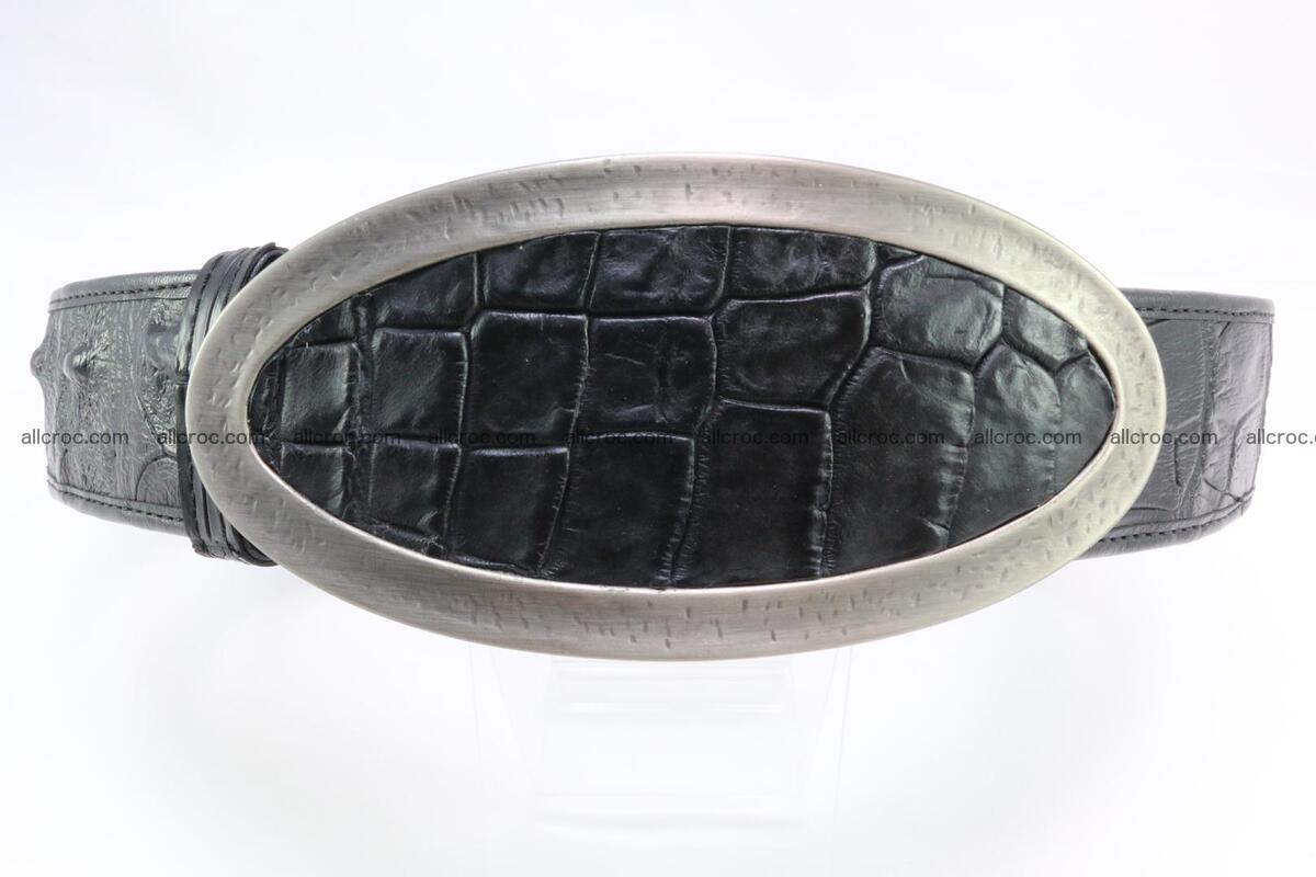 Genuine crocodile leather hornback belt 087 Foto 0