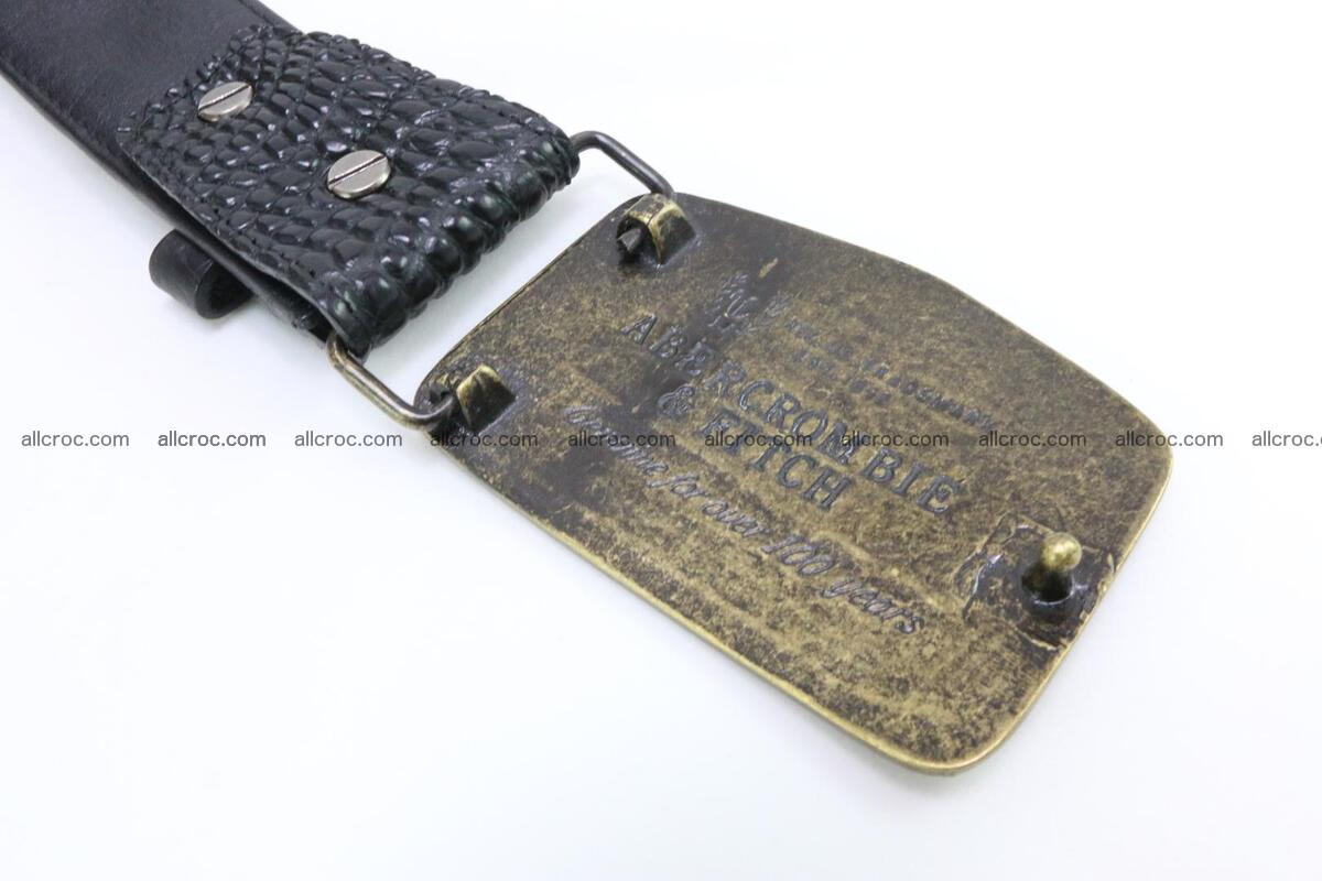 Genuine crocodile leather hornback belt 083 Foto 3