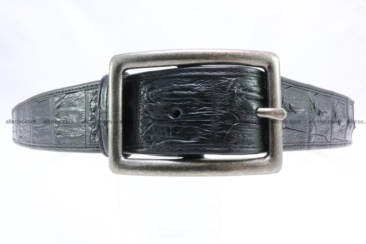 Genuine crocodile leather hornback belt 077 Foto 0