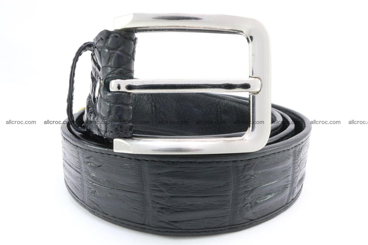 Genuine crocodile leather hornback belt 075 Foto 1