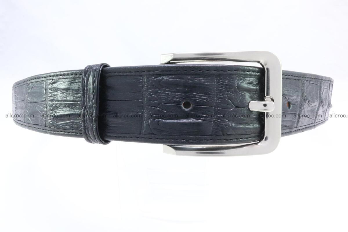 Genuine crocodile leather hornback belt 075 Foto 0