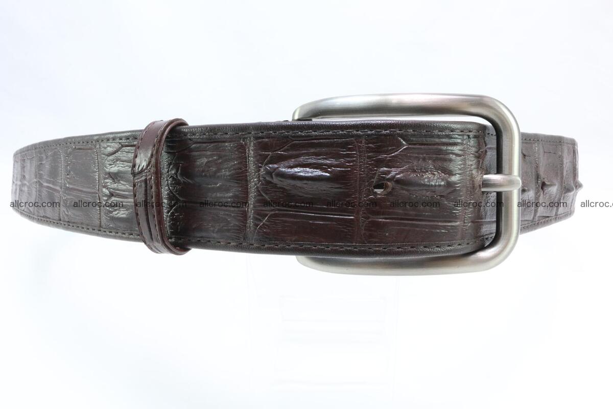 Genuine crocodile leather hornback belt 074 Foto 0