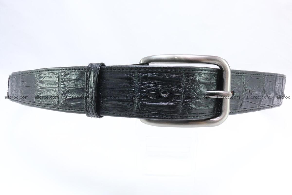 Genuine crocodile leather hornback belt 073 Foto 0