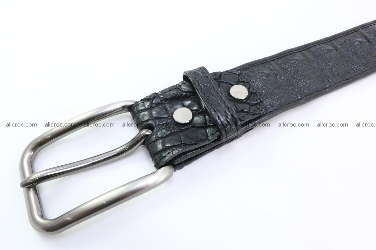 Genuine crocodile leather hornback belt 073 Foto 2