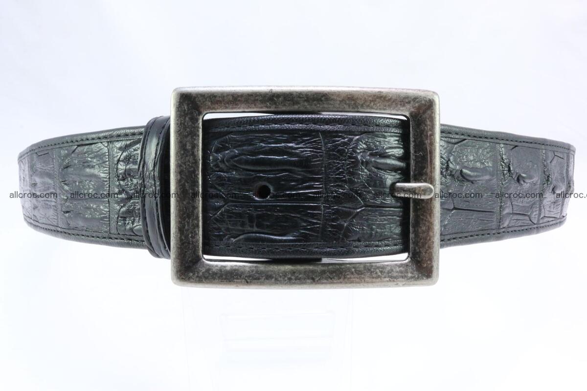 Genuine crocodile leather hornback belt 071 Foto 0