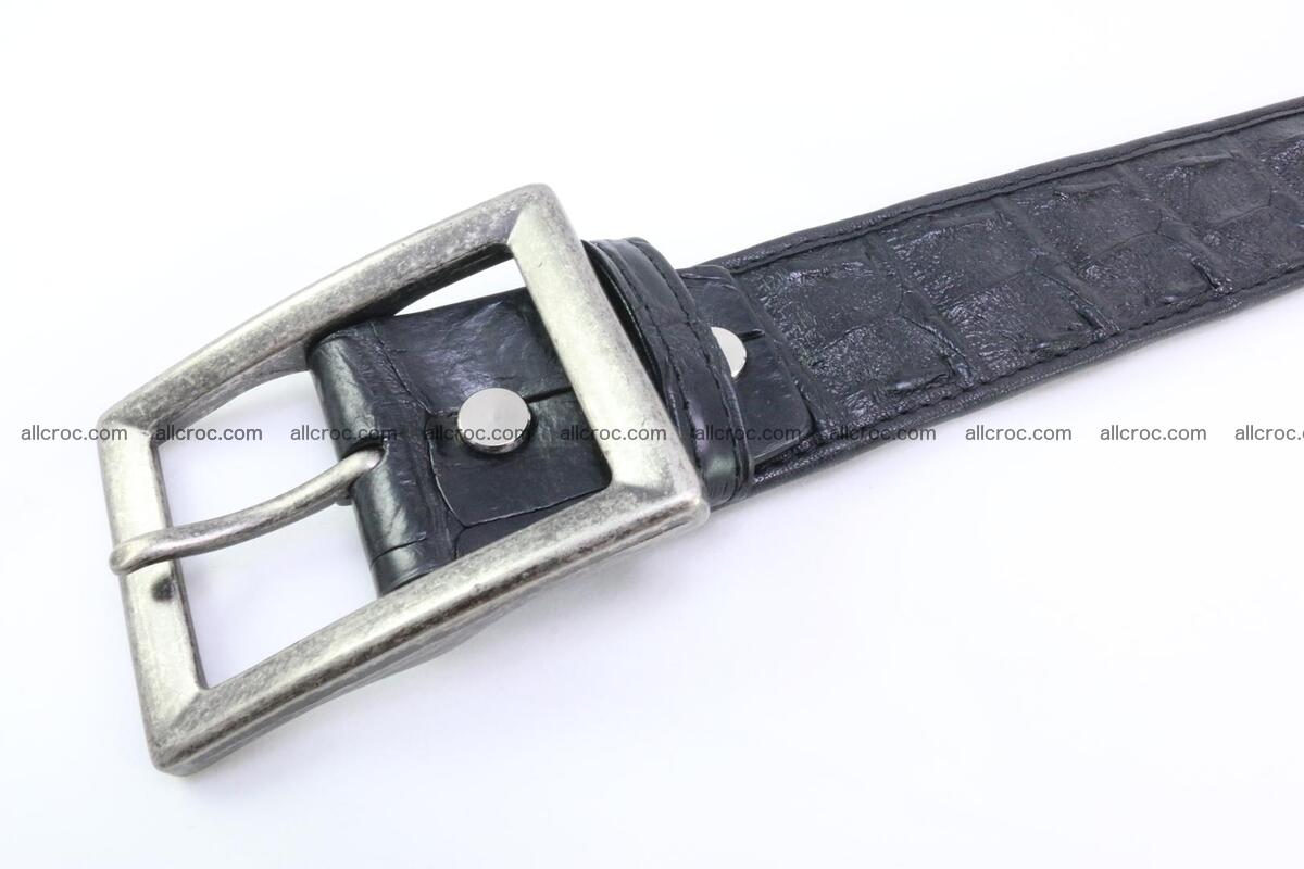 Genuine crocodile leather hornback belt 071 Foto 3