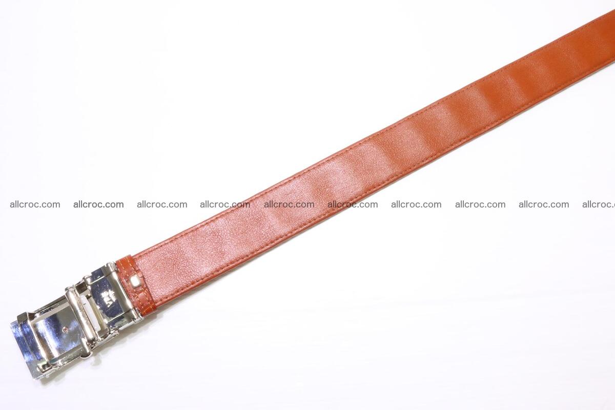 Genuine Crocodile leather Hornback belt 006 Foto 3