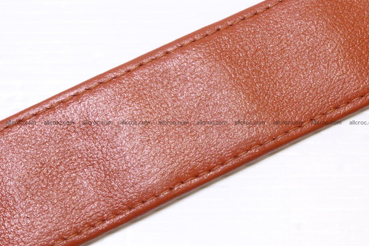 Genuine Crocodile leather Hornback belt 006 Foto 5