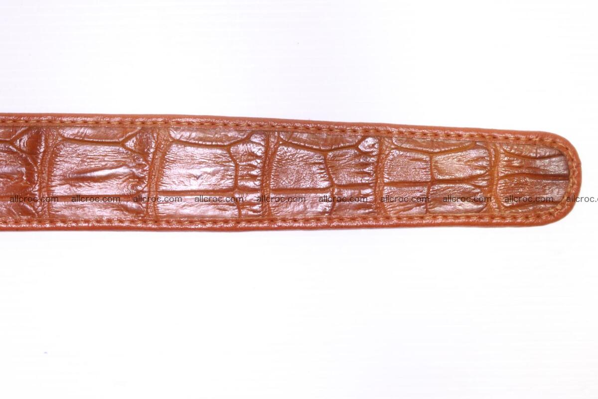 Genuine Crocodile leather Hornback belt 006 Foto 6