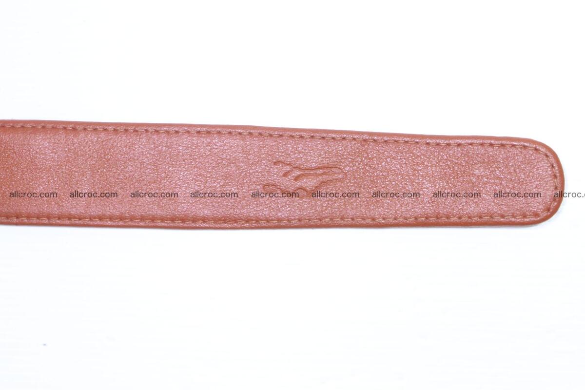 Genuine Crocodile leather Hornback belt 006 Foto 7