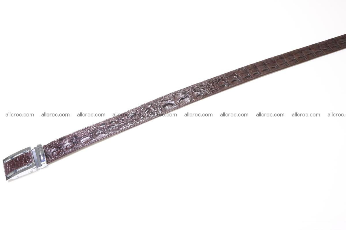 Genuine Crocodile leather Hornback belt 017 Foto 3