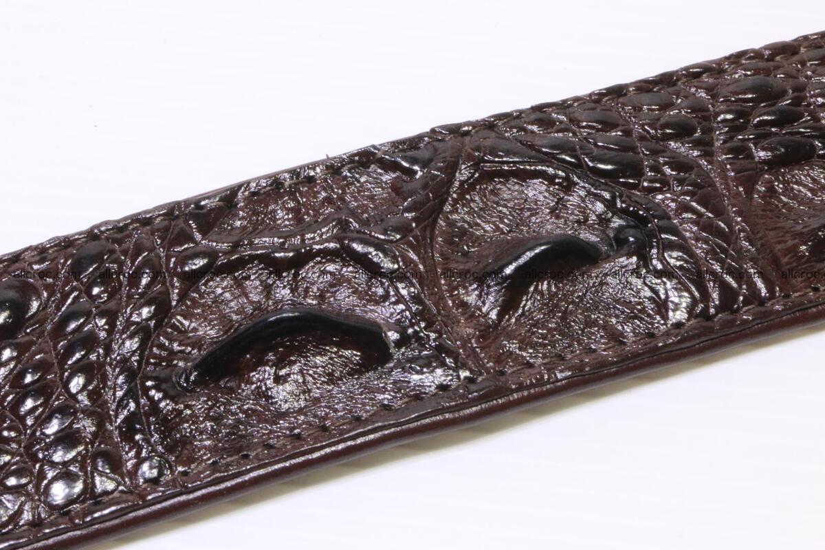 Genuine Crocodile leather Hornback belt 017 Foto 1