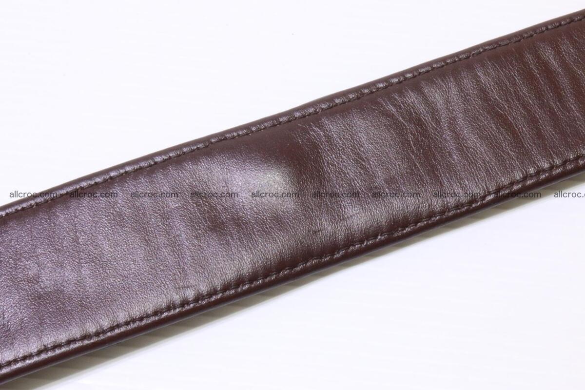 Genuine Crocodile leather Hornback belt 017 Foto 2