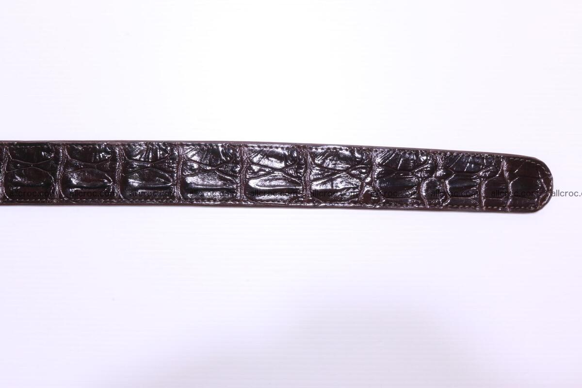 Genuine Crocodile leather Hornback belt 017 Foto 5
