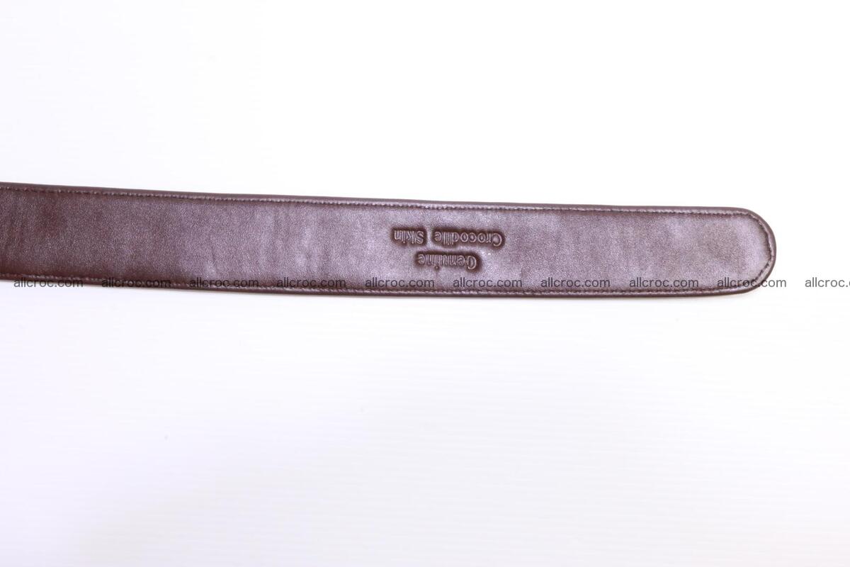 Genuine Crocodile leather Hornback belt 017 Foto 6