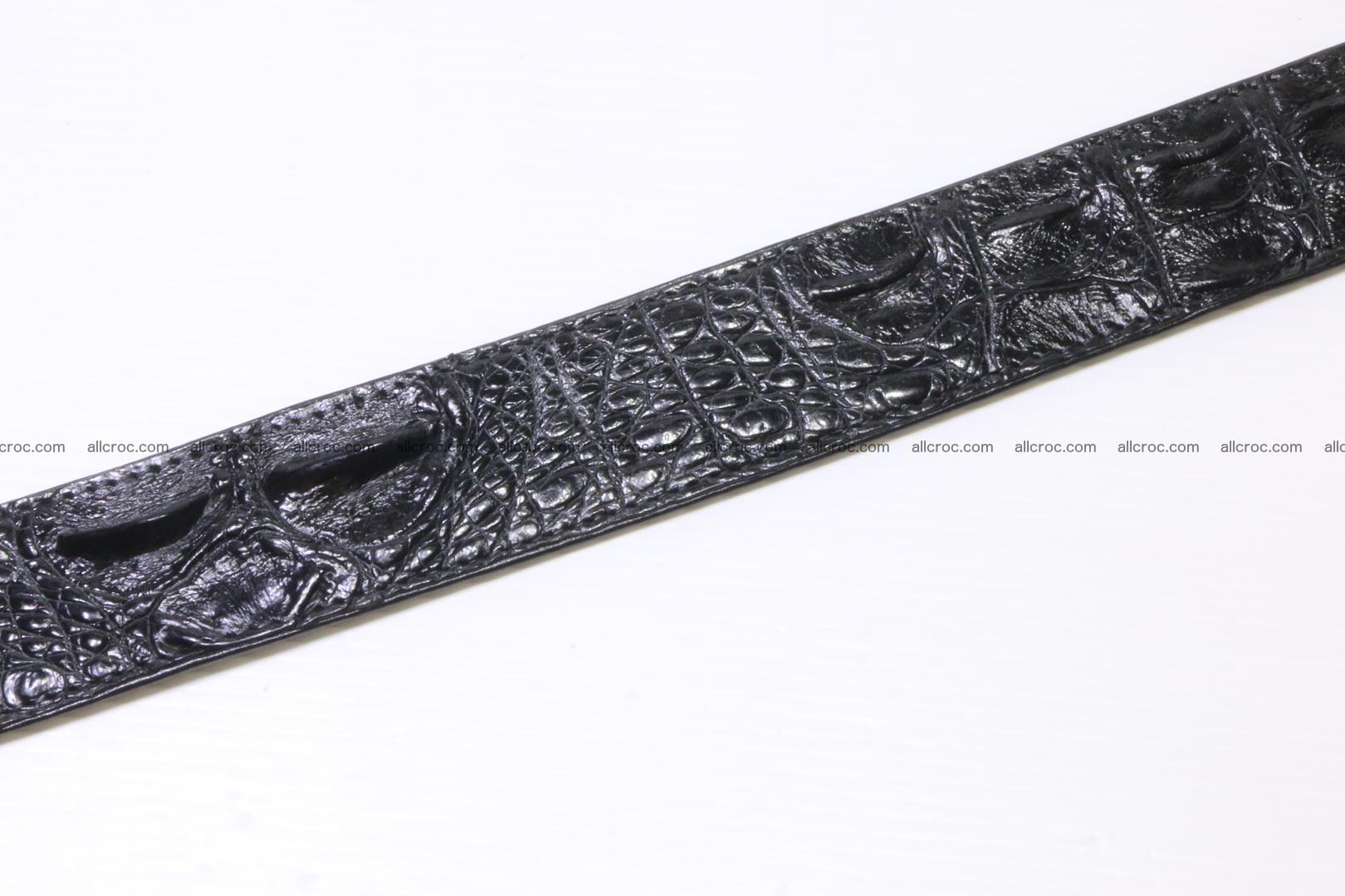 Genuine Crocodile leather Hornback belt 018 Foto 1