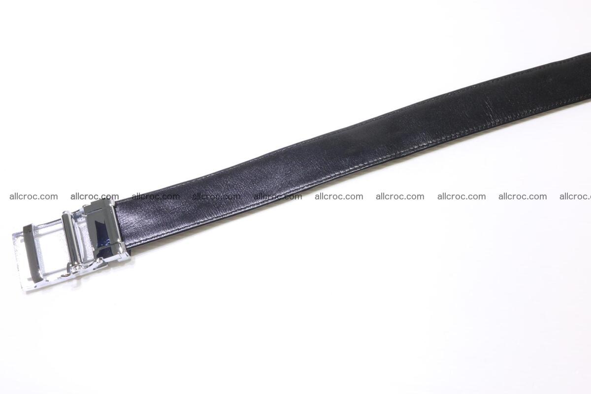 Genuine Crocodile leather Hornback belt 018 Foto 3