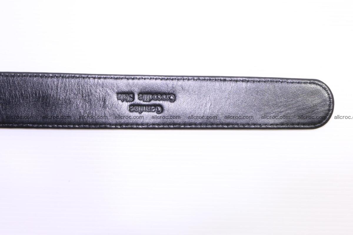 Genuine Crocodile leather Hornback belt 018 Foto 5