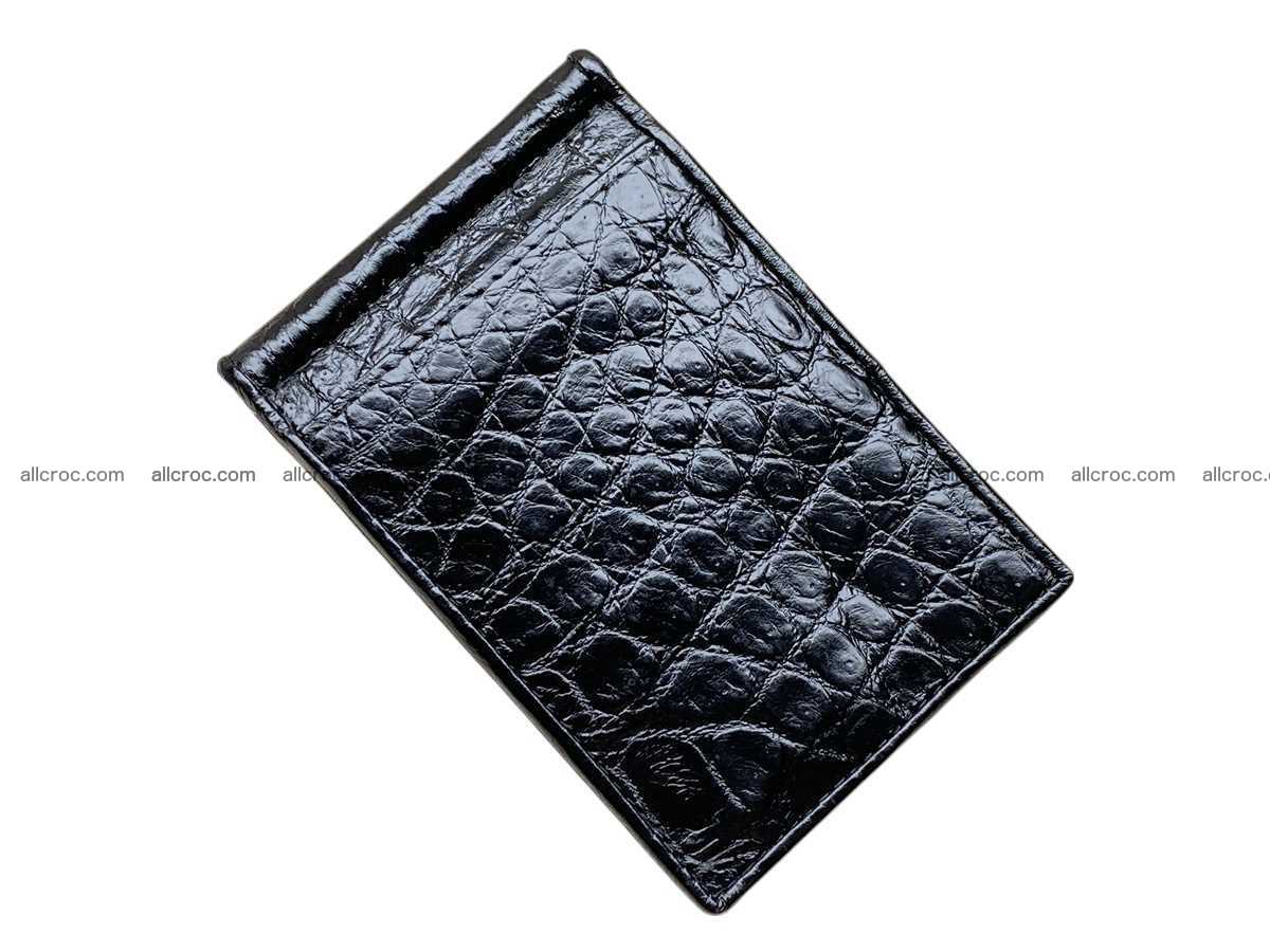 Crocodile leather money clip 2840 Foto 3