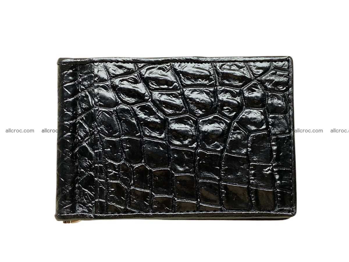 Crocodile leather money clip 2841 Foto 1