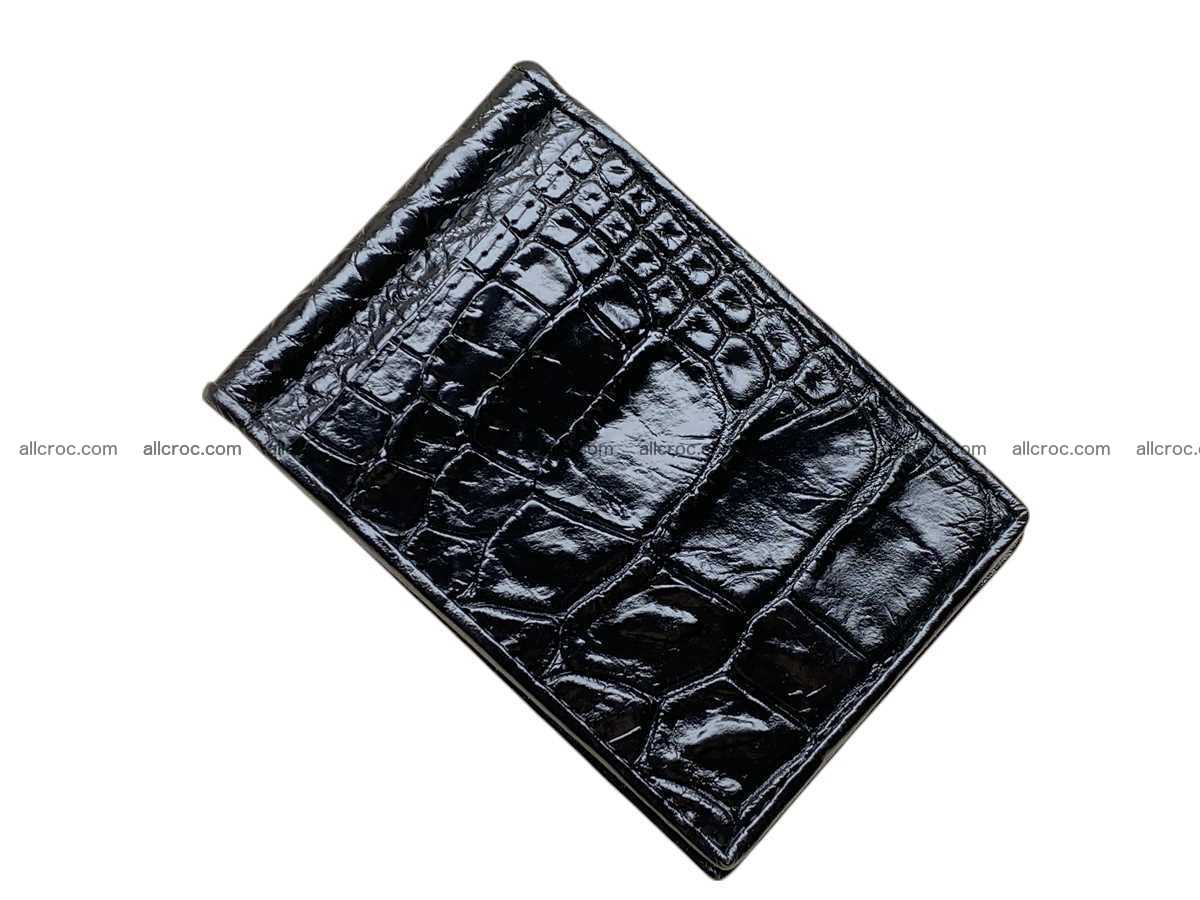 Crocodile leather money clip 2841 Foto 3