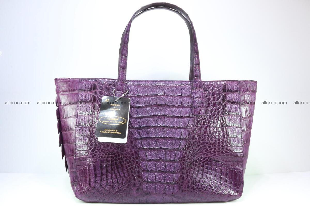 Genuine crocodile leather women's bag 061 Foto 1