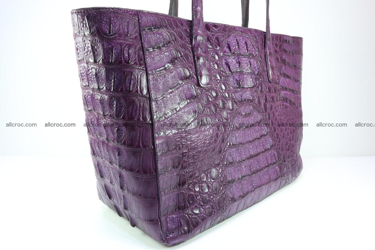 Genuine crocodile leather women's bag 061 Foto 6