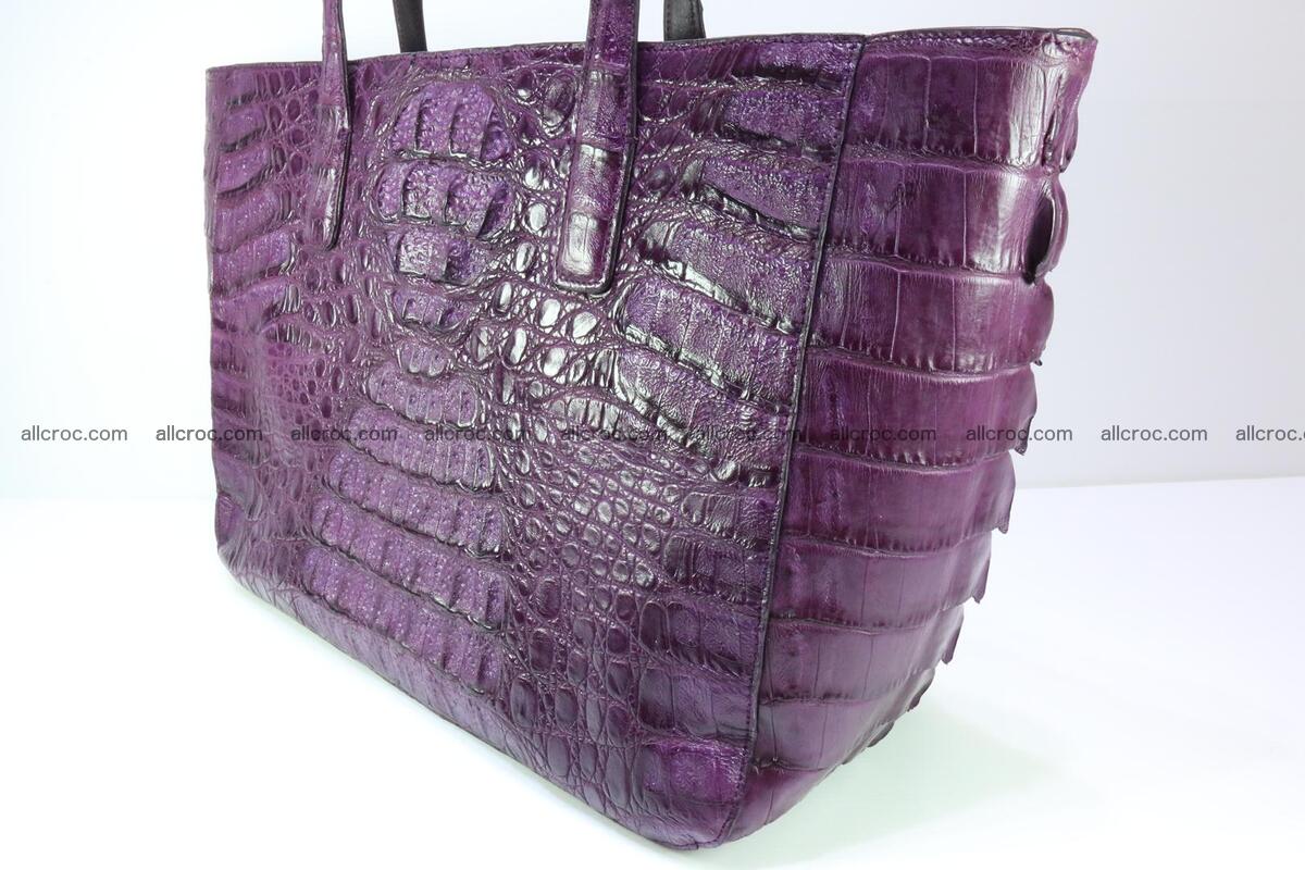 Genuine crocodile leather women's bag 061 Foto 9