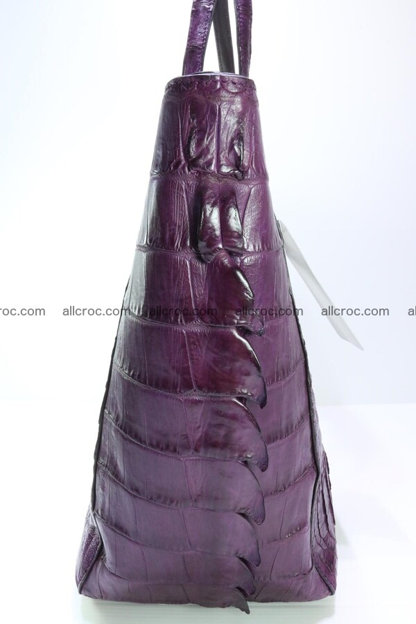 Genuine crocodile leather women's bag 061 Foto 5