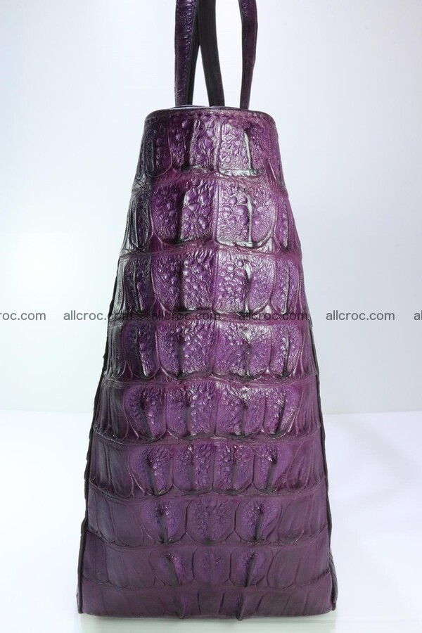 Genuine crocodile leather women's bag 061 Foto 10
