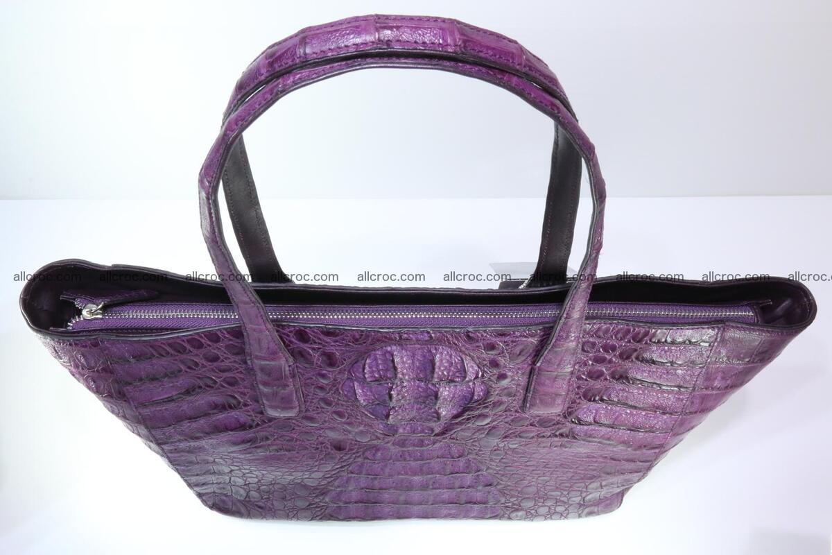 Genuine crocodile leather women's bag 061 Foto 4