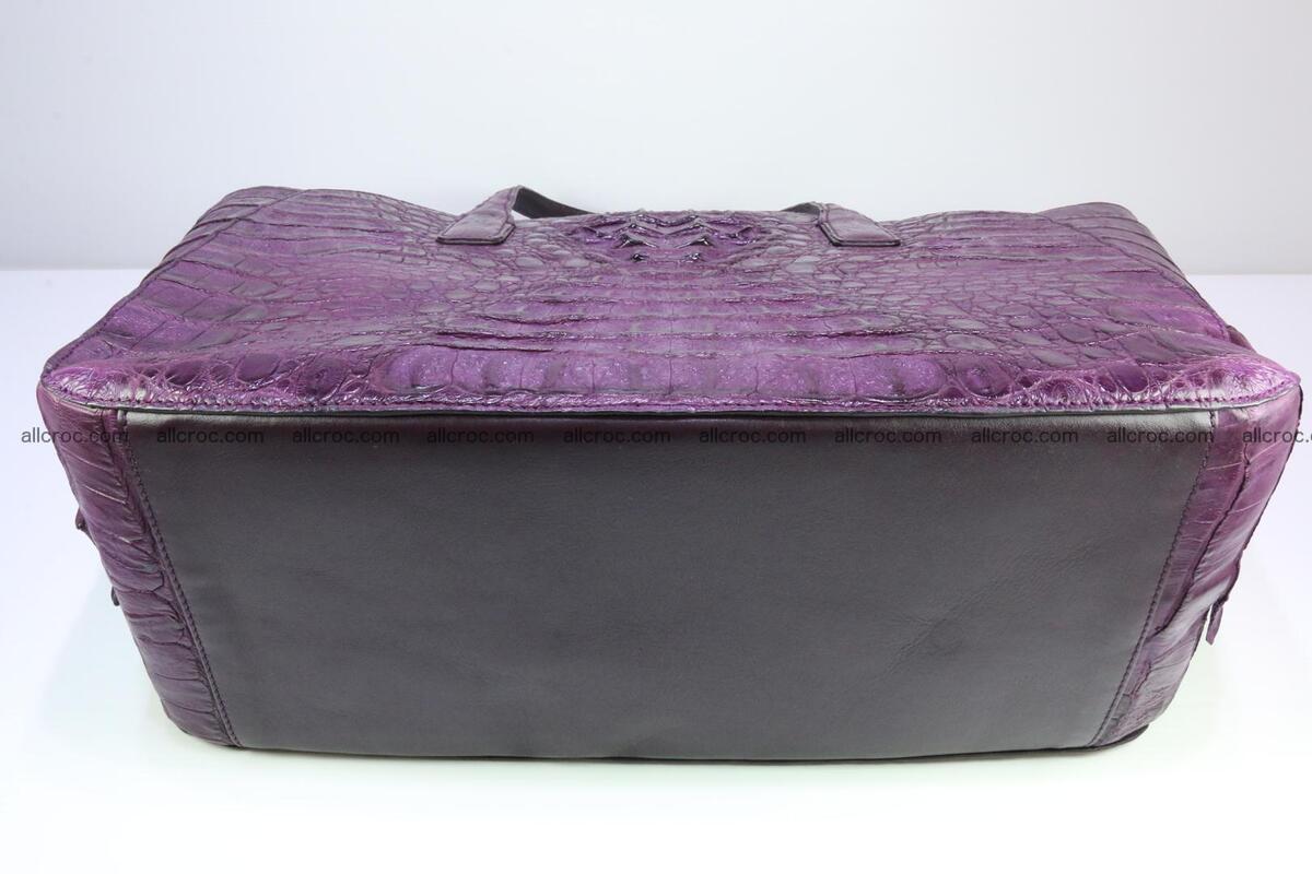 Genuine crocodile leather women's bag 061 Foto 11