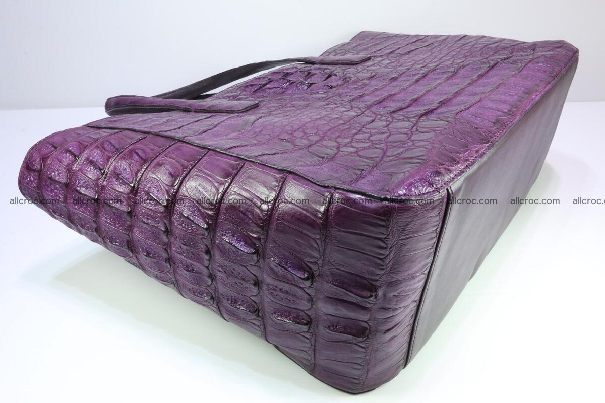 Genuine crocodile leather women's bag 061 Foto 7