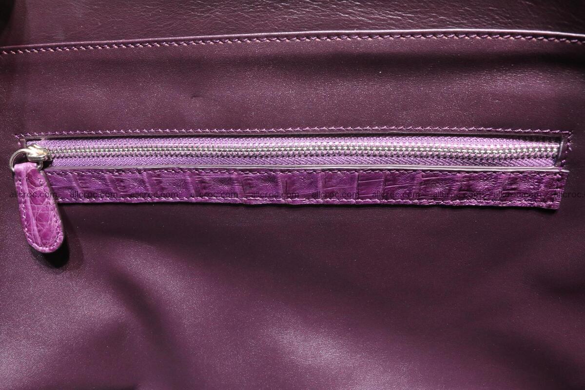 Genuine crocodile leather women's bag 061 Foto 14